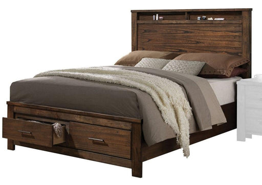 Acme Merrilee Queen Storage Bed in Oak 21680Q - Marjories Furniture (Las Vegas, NV)
