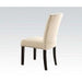 Acme Nolan Side Chair (Set of 2) in Linen/Weathered Black 72852 - Marjories Furniture (Las Vegas, NV)