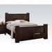 Acme Panang Queen Bed w/ Storage in Mahogany 23370Q - Marjories Furniture (Las Vegas, NV)