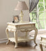 Acme Ragenardus End Table in Antique White 86022 - Marjories Furniture (Las Vegas, NV)