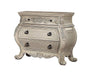 Acme Ragenardus Nightstand in Antique White 27013 - Marjories Furniture (Las Vegas, NV)