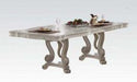 Acme Ragenardus Rectangular Dining Table in Antique White 61280 - Marjories Furniture (Las Vegas, NV)