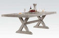 Acme Rocky Rectangular Dining Table in Gray Oak 72860 - Marjories Furniture (Las Vegas, NV)