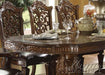 Acme Vendome Double Pedestal Dining Table in Cherry - Marjories Furniture (Las Vegas, NV)