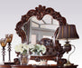 Acme Vendome Landscape Mirror with Intricate Details in Cherry 22004 - Marjories Furniture (Las Vegas, NV)