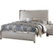 Acme Voeville King Panel Bed in Platinum 24837EK - Marjories Furniture (Las Vegas, NV)