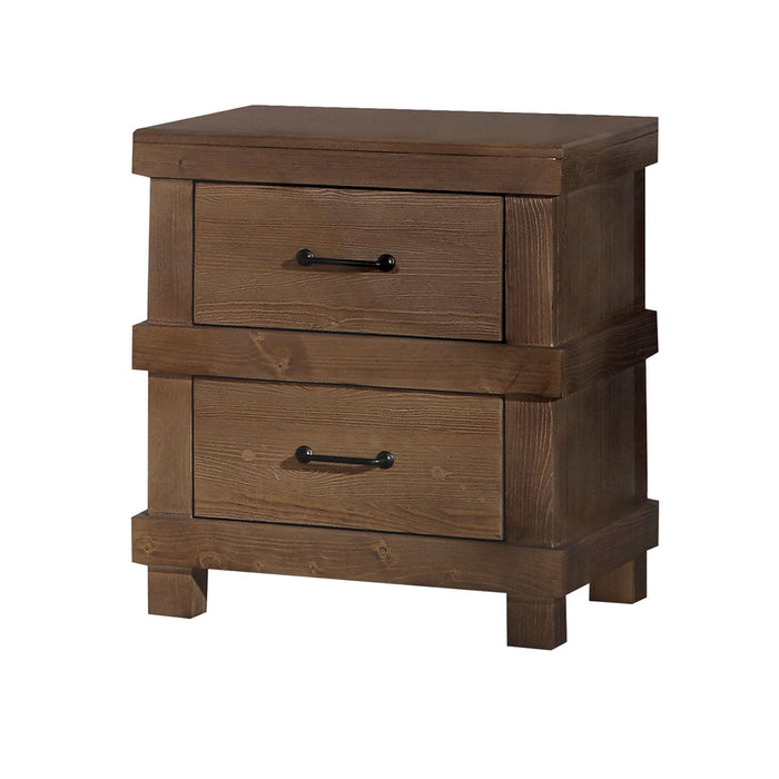 Adams Antique Oak Nightstand - Marjories Furniture (Las Vegas, NV)