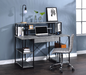 Amiel Faux Concrete & Black Desk - Marjories Furniture (Las Vegas, NV)