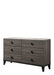 Avantika Faux Marble & Rustic Gray Oak Dresser - Marjories Furniture (Las Vegas, NV)