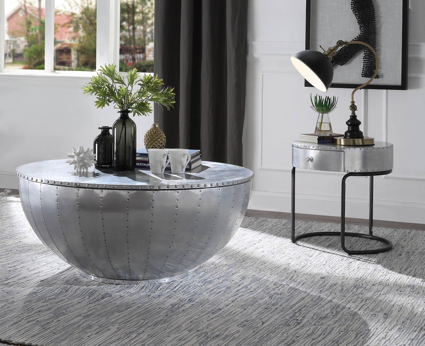 Brancaster Aluminum Coffee Table - Marjories Furniture (Las Vegas, NV)