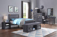 Cargo Gunmetal Twin Bed - Marjories Furniture (Las Vegas, NV)