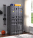 Cargo Gunmetal Wardrobe (Double Door) - Marjories Furniture (Las Vegas, NV)