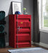 Cargo Red Chest (Single Door) - Marjories Furniture (Las Vegas, NV)