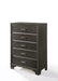 Carine II Gray Chest - Marjories Furniture (Las Vegas, NV)