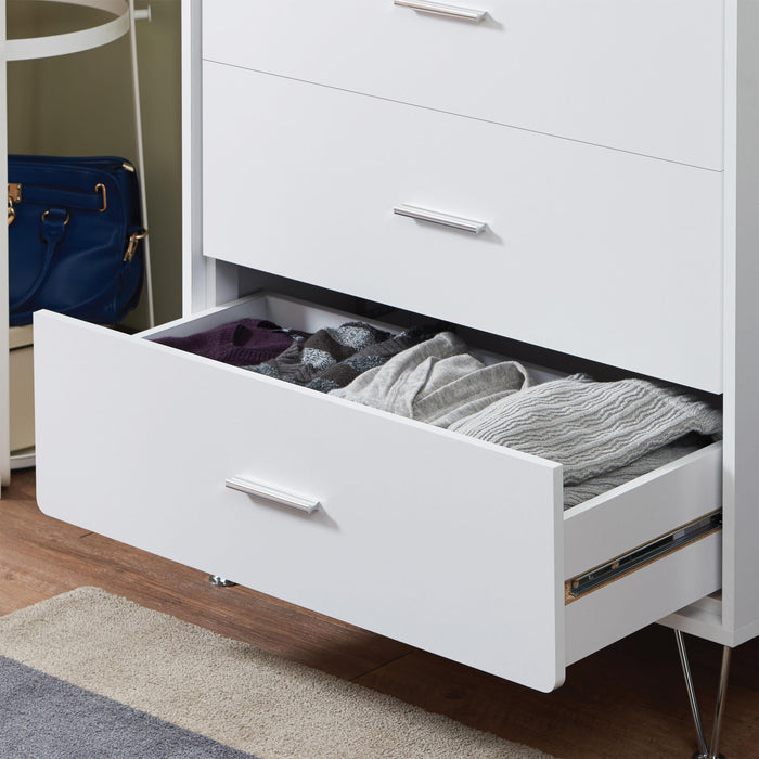 Deoss White Chest - Marjories Furniture (Las Vegas, NV)