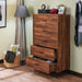Deoss Walnut Chest - Marjories Furniture (Las Vegas, NV)