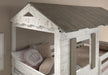 Darlene Rustic White Twin/Twin Bunk Bed - Marjories Furniture (Las Vegas, NV)