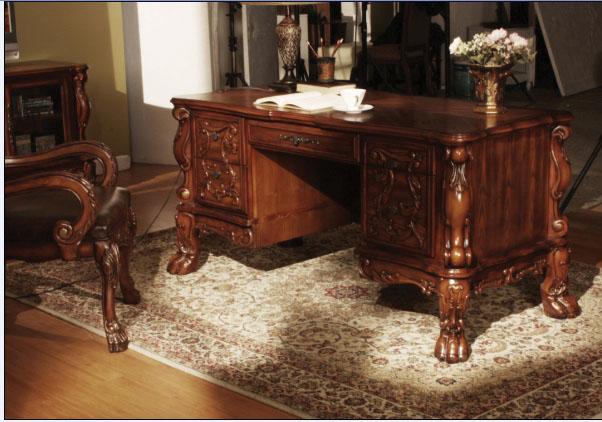 Dresden Cherry Oak Desk - Marjories Furniture (Las Vegas, NV)