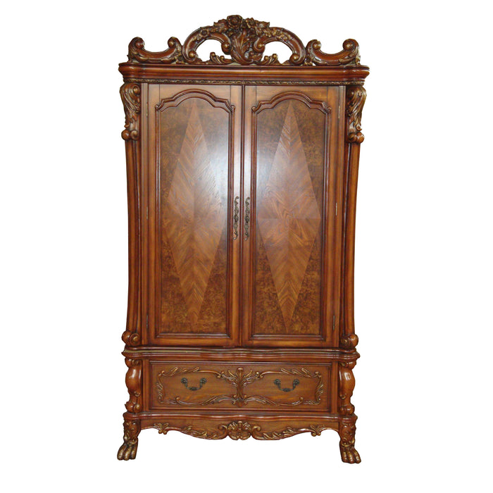 Dresden Cherry Oak TV Armoire - Marjories Furniture (Las Vegas, NV)