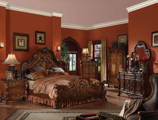 Dresden Cherry Oak Queen Bed - Marjories Furniture (Las Vegas, NV)