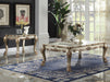 Dresden Gold Patina & Bone Coffee Table - Marjories Furniture (Las Vegas, NV)