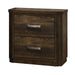 Elettra Rustic Walnut Nightstand - Marjories Furniture (Las Vegas, NV)