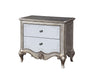 Esteban Antique Champagne Nightstand (2 Drw) - Marjories Furniture (Las Vegas, NV)