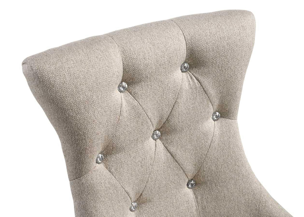 Gabrian Fabric & Reclaimed Gray Dining Chair - Marjories Furniture (Las Vegas, NV)