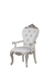 Gorsedd Cream Fabric & Antique White Arm Chair - Marjories Furniture (Las Vegas, NV)