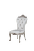 Gorsedd Cream Fabric & Antique White Side Chair - Marjories Furniture (Las Vegas, NV)