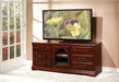 Hercules Cherry TV Stand - Marjories Furniture (Las Vegas, NV)