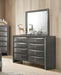 Ireland Gray Oak Mirror - Marjories Furniture (Las Vegas, NV)