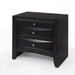 Ireland Black Nightstand - Marjories Furniture (Las Vegas, NV)