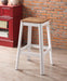 Jacotte Natural & White Bar Stool (1Pc) - Marjories Furniture (Las Vegas, NV)