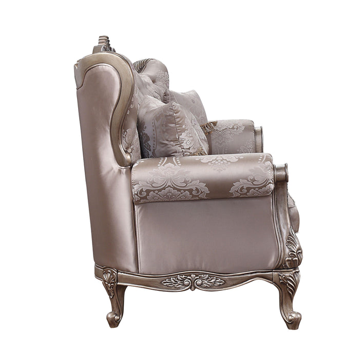 Jayceon - Sofa - Fabric & Champagne - Marjories Furniture (Las Vegas, NV)