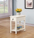 Jeana White Side Table - Marjories Furniture (Las Vegas, NV)