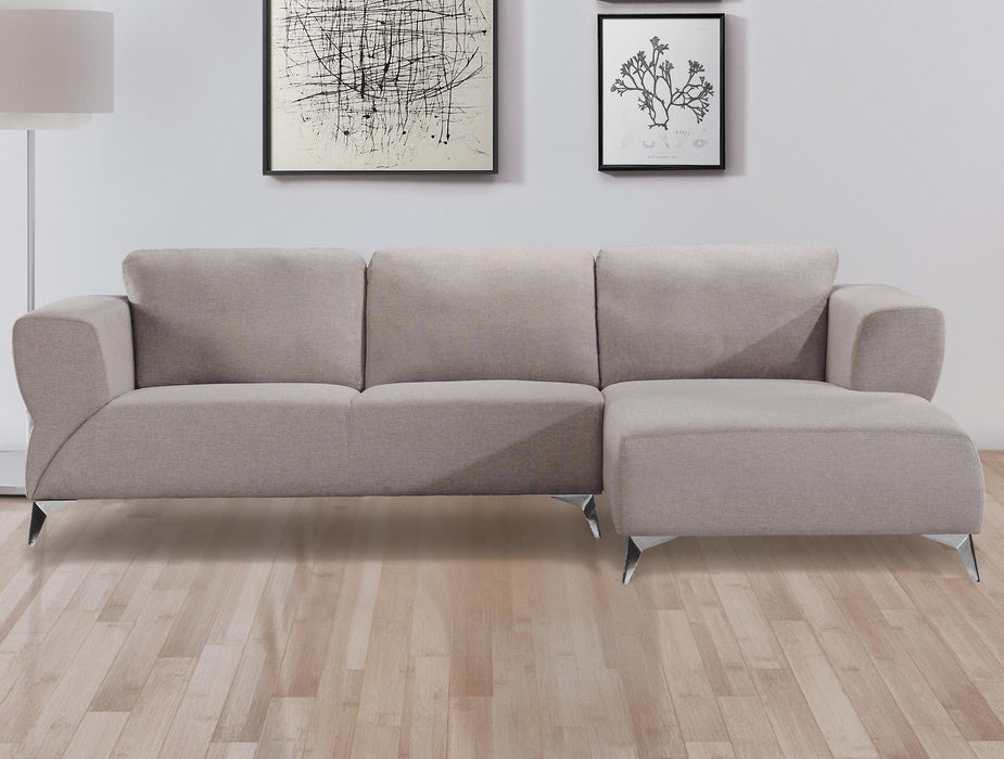 Josiah Sand Fabric Sectional Sofa - Marjories Furniture (Las Vegas, NV)