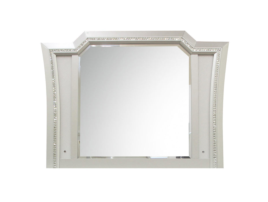 Kaitlyn LED & Champagne Mirror - Marjories Furniture (Las Vegas, NV)