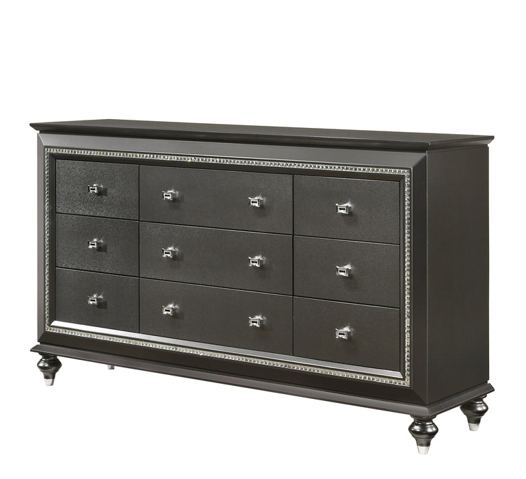 Kaitlyn Metallic Gray Dresser - Marjories Furniture (Las Vegas, NV)