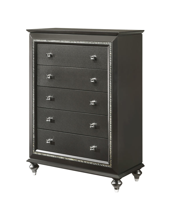 Kaitlyn Metallic Gray Chest - Marjories Furniture (Las Vegas, NV)