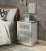 Lavina Mirrored & Faux Diamonds Accent Table - Marjories Furniture (Las Vegas, NV)