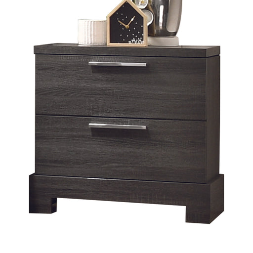 Lantha Gray Oak Nightstand - Marjories Furniture (Las Vegas, NV)