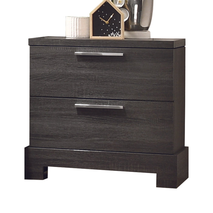 Lantha Gray Oak Nightstand - Marjories Furniture (Las Vegas, NV)