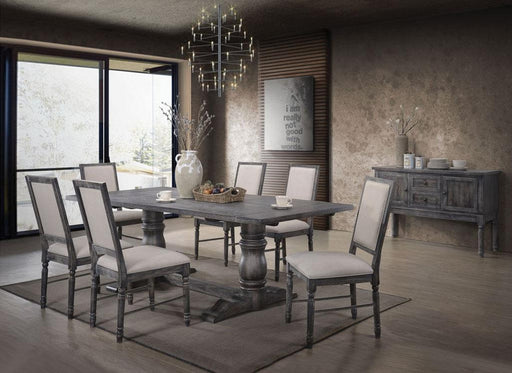 Leventis Weathered Gray Dining Table - Marjories Furniture (Las Vegas, NV)