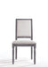 Leventis Cream Linen & Weathered Gray Side Chair - Marjories Furniture (Las Vegas, NV)