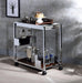 Lisses Chrome Serving Cart - Marjories Furniture (Las Vegas, NV)