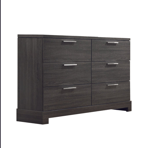 Lantha Gray Oak Dresser - Marjories Furniture (Las Vegas, NV)