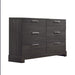 Lantha Gray Oak Dresser - Marjories Furniture (Las Vegas, NV)
