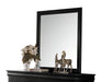 Louis Philippe Black Mirror - Marjories Furniture (Las Vegas, NV)