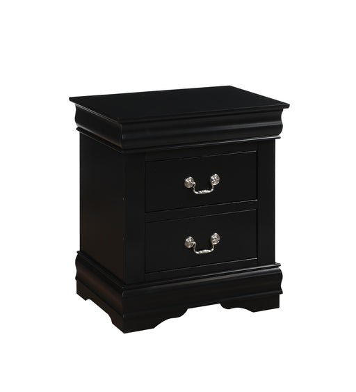 Louis Philippe Black Nightstand - Marjories Furniture (Las Vegas, NV)